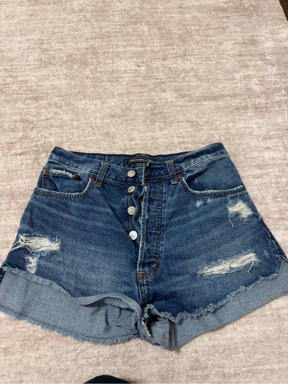 Abercrombie & fitch denim shorts size 26/2